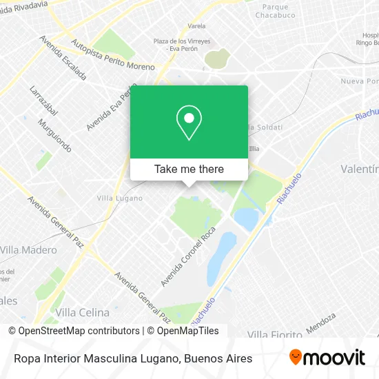 Ropa Interior Masculina Lugano map