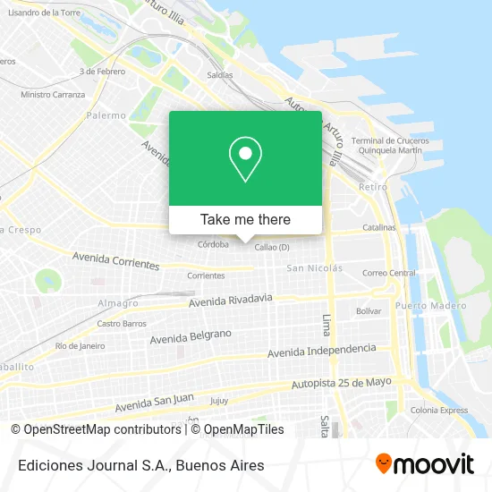 Ediciones Journal S.A. map