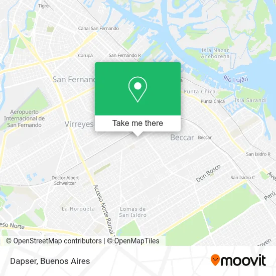 Dapser map