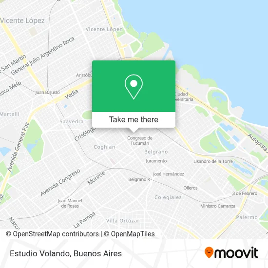 Estudio Volando map