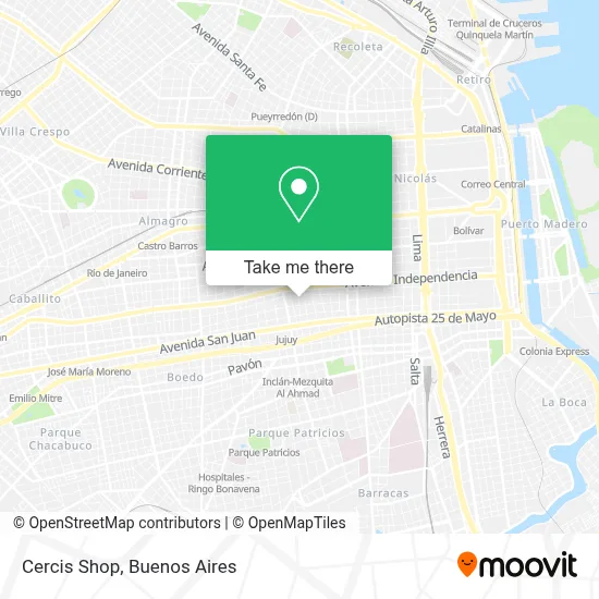 Cercis Shop map