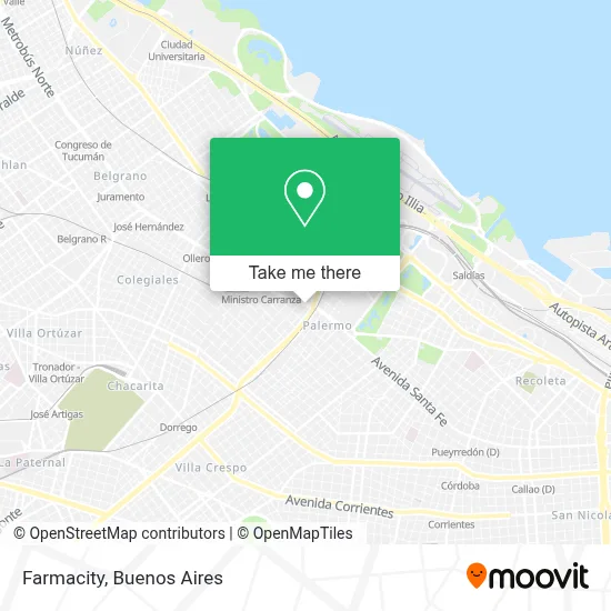 Farmacity map