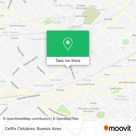 Cellfix Celulares map