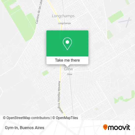 Gym-In map