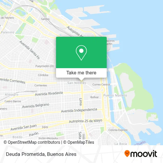 Deuda Prometida map