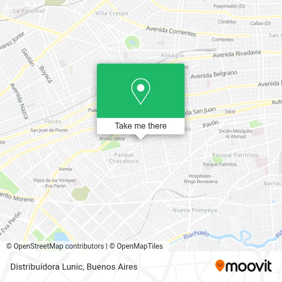 Distribuidora Lunic map