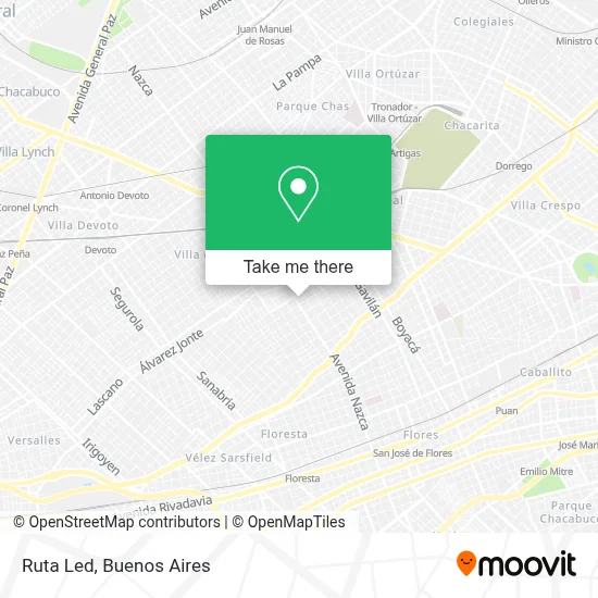 Ruta Led map