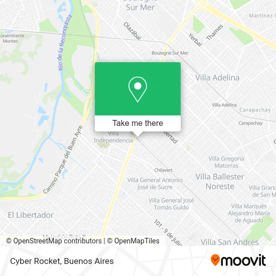 Cyber Rocket map