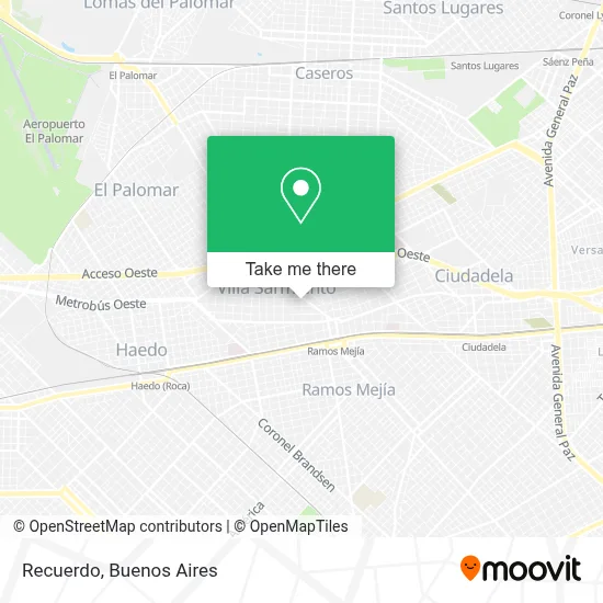 Recuerdo map
