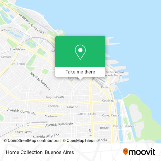 Home Collection map