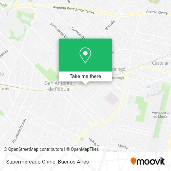 Supermercado Chino map