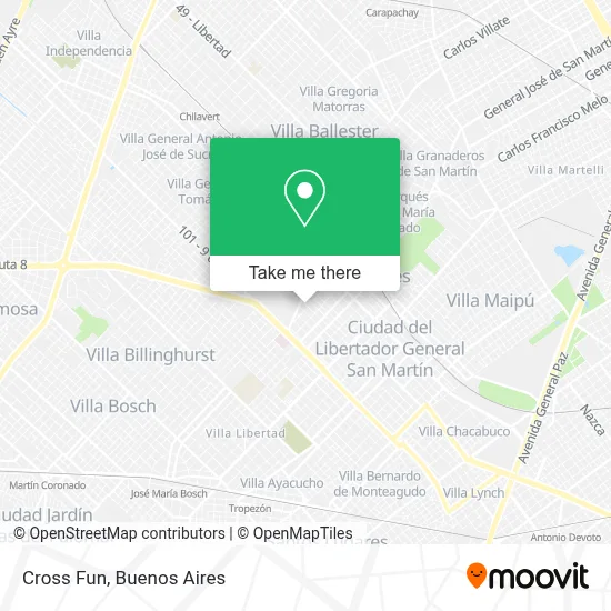 Cross Fun map
