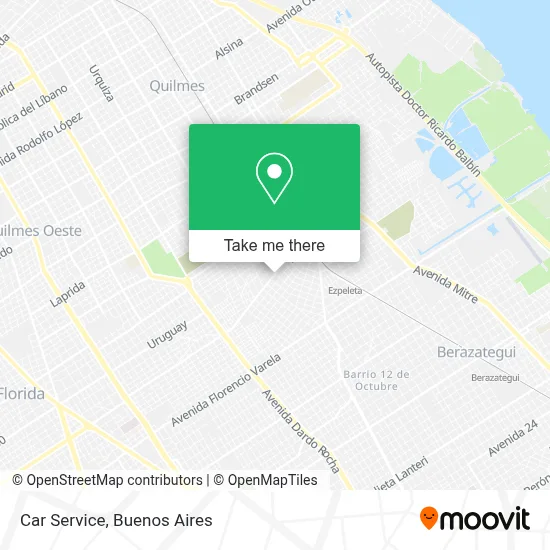 Car Service map