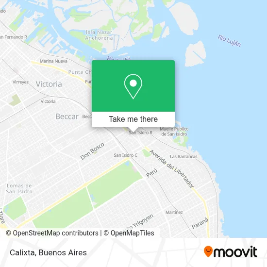 Calixta map