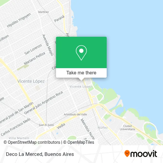 Deco La Merced map