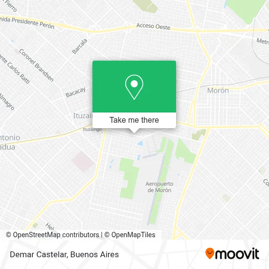 Demar Castelar map
