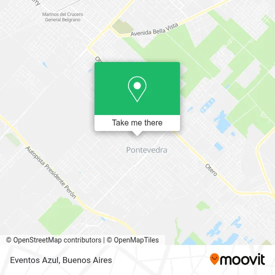 Eventos Azul map