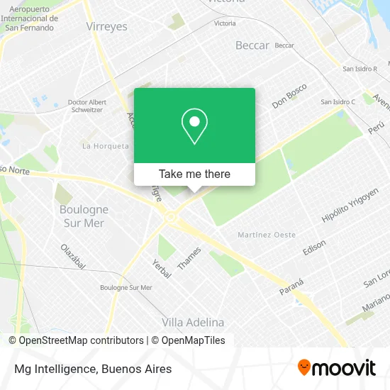 Mg Intelligence map