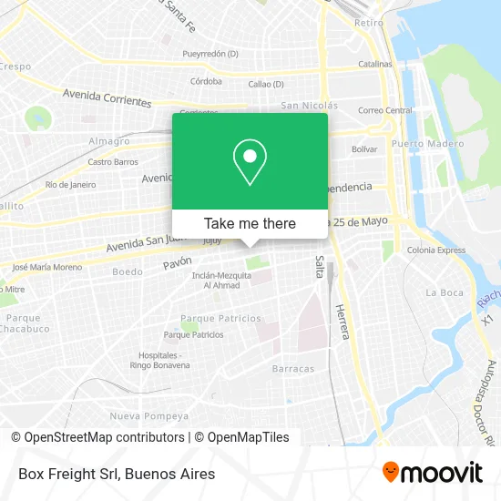 Box Freight Srl map