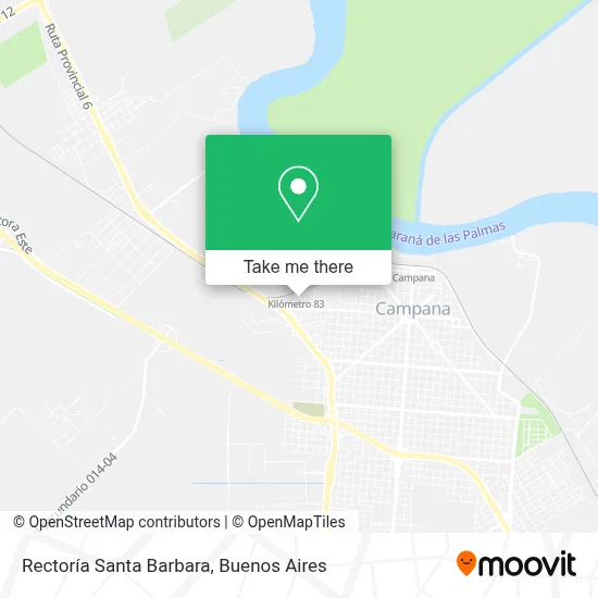Rectoría Santa Barbara map