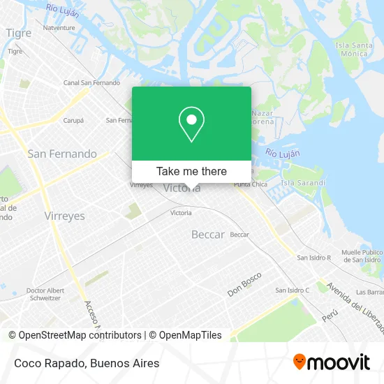 Coco Rapado map
