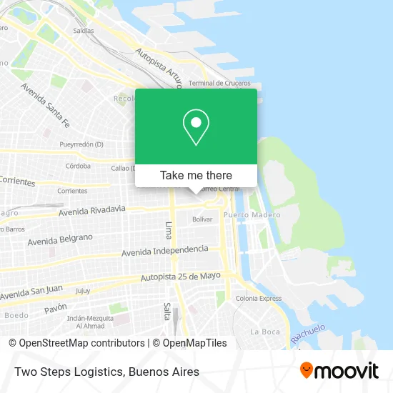 Two Steps Logistics map