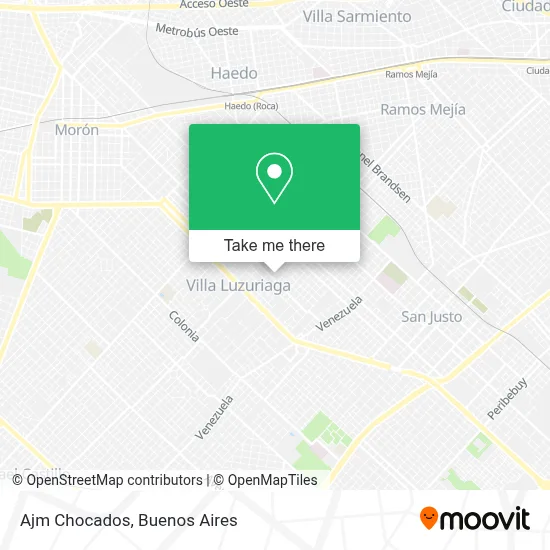 Ajm Chocados map