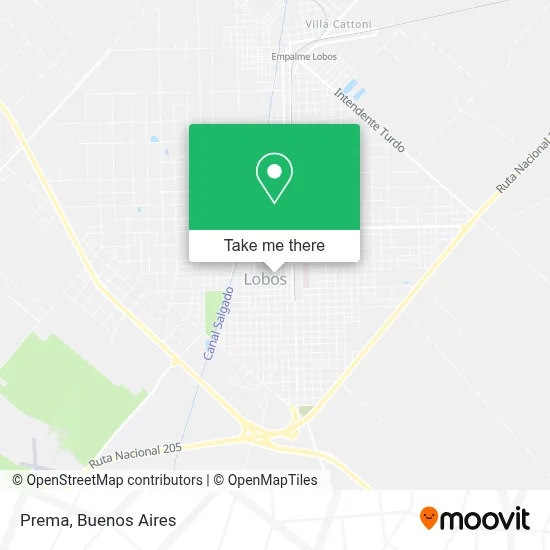 Prema map