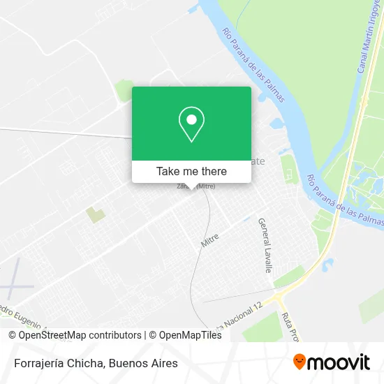 Forrajería Chicha map