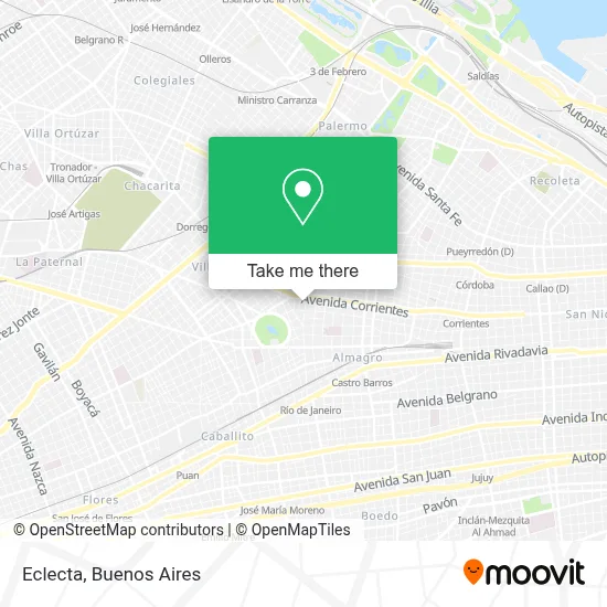 Eclecta map