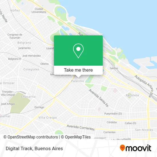 Digital Track map