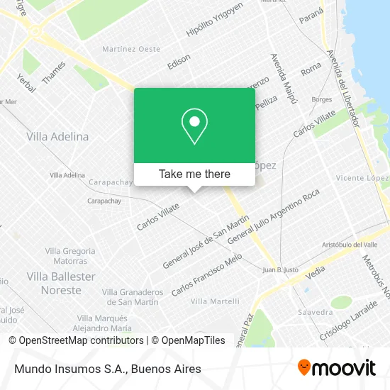 Mundo Insumos S.A. map