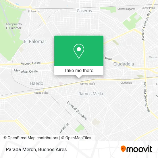 Parada Merch map