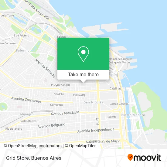 Grid Store map