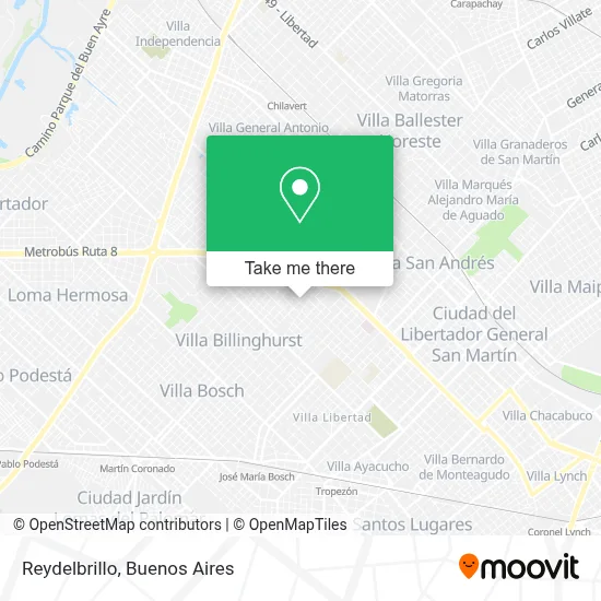 Reydelbrillo map