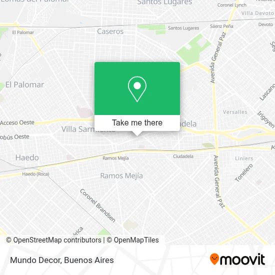 Mundo Decor map