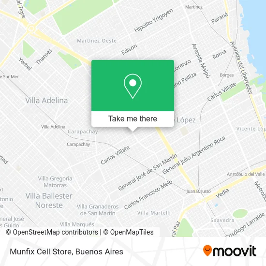 Munfix Cell Store map