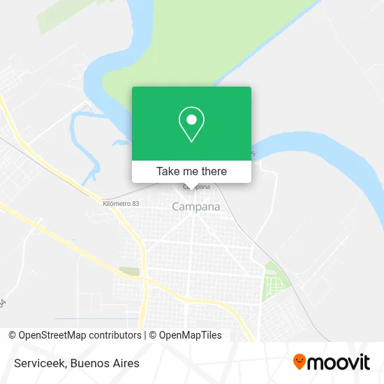 Serviceek map
