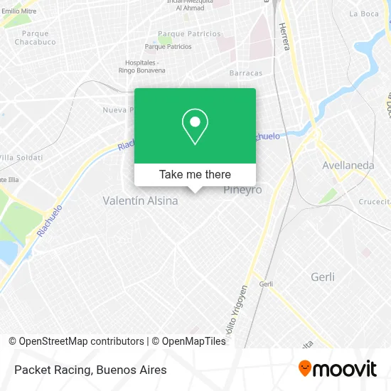 Packet Racing map
