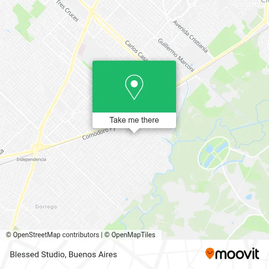 Blessed Studio map