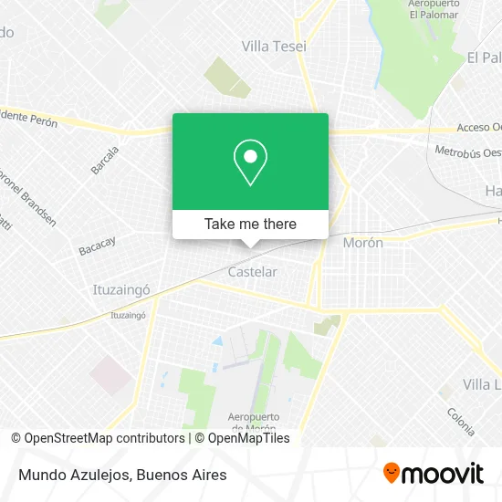 Mundo Azulejos map