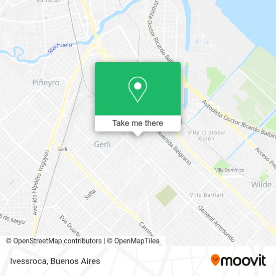Ivessroca map