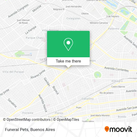 Funeral Pets map
