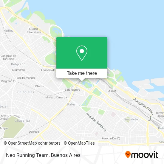 Neo Running Team map