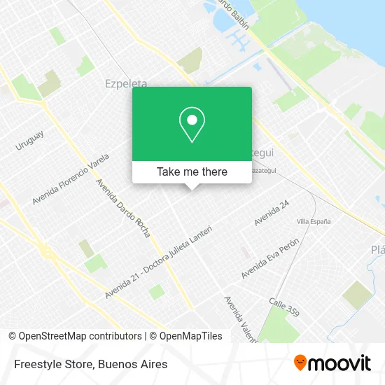 Freestyle Store map