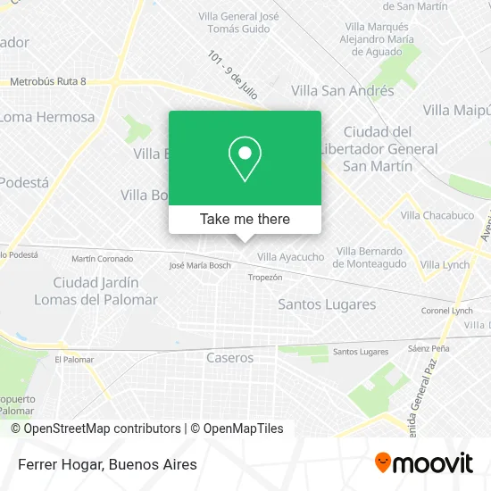 Ferrer Hogar map