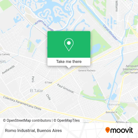 Romo Industrial map