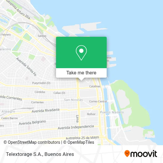 Telextorage S.A. map