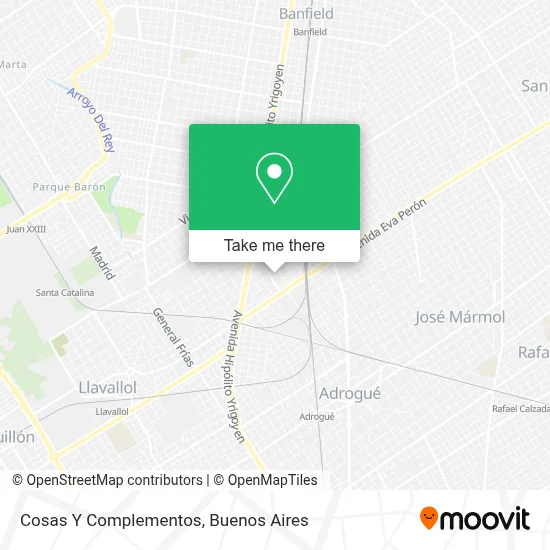 Cosas Y Complementos map