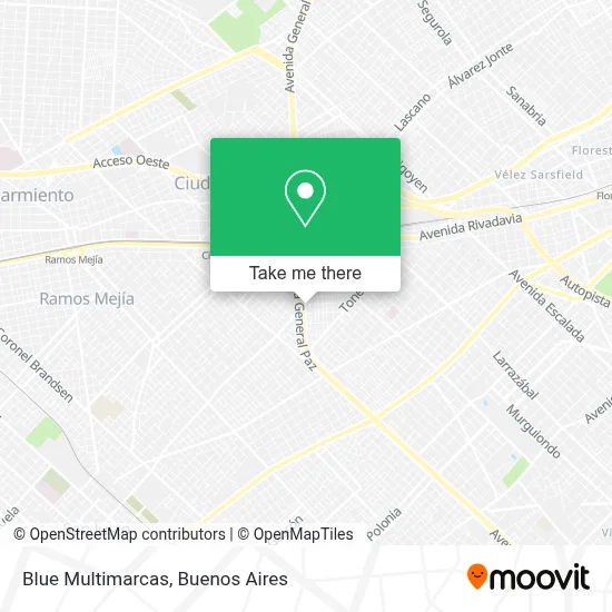 Blue Multimarcas map